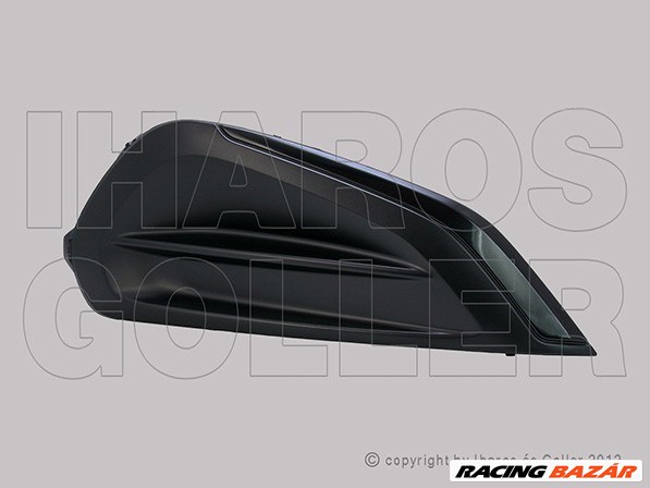 Peugeot 208 2015- - Rács a lökhárítóba jobb (nem ködlámpás) 1. kép