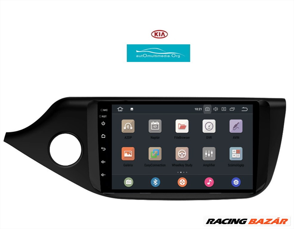 Kia Ceed Android 10 2+32 GB Multimédia GPS Rádió Carplay Tolatókamerával 3. kép