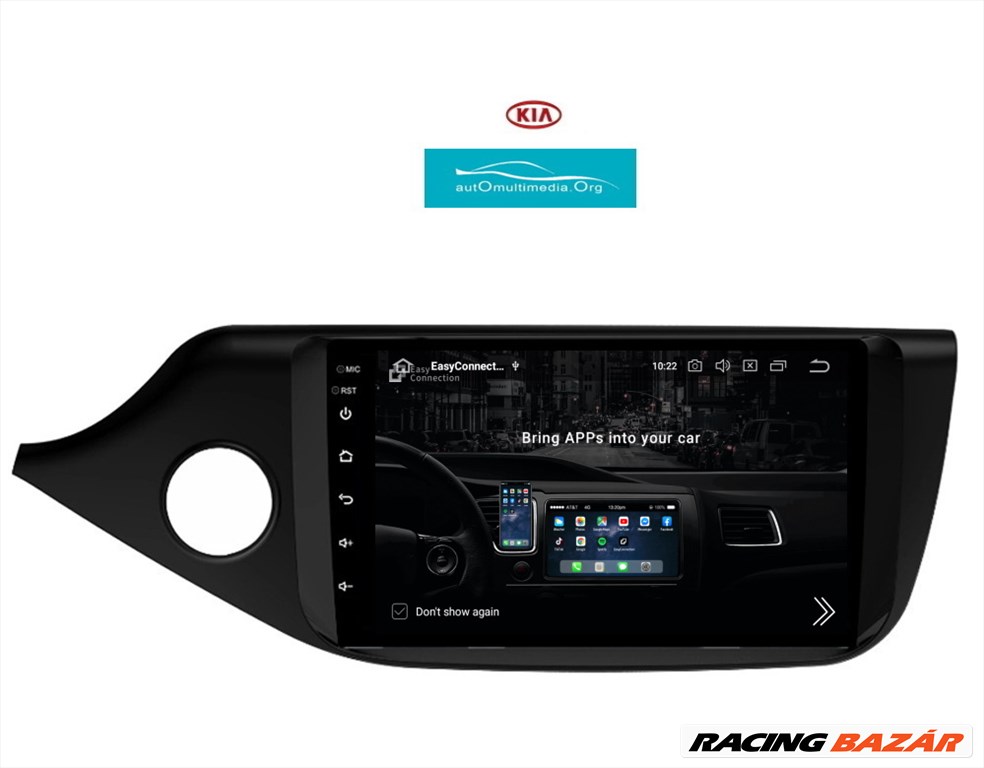 Kia Ceed Android 10 2+32 GB Multimédia GPS Rádió Carplay Tolatókamerával 8. kép