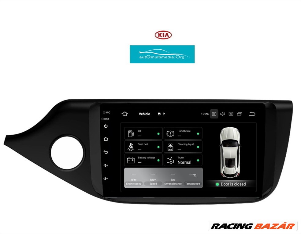 Kia Ceed Android 10 2+32 GB Multimédia GPS Rádió Carplay Tolatókamerával 9. kép