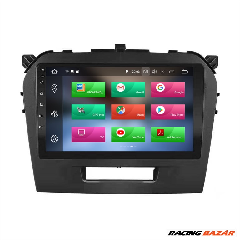 Suzuki Vitara Android Multimédia GPS Fejegység Rádió Tolatókamerával 4. kép