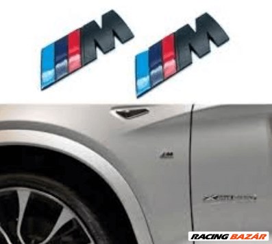BMW -hez M-es jel sárvédőre - FEKETE 3. kép