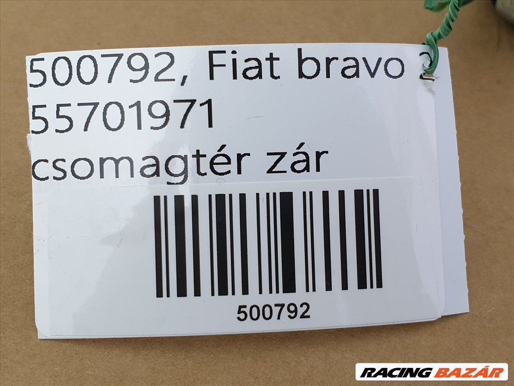 FIAT BRAVO 2, 55701971, / 792 / csomagtér zár  2. kép