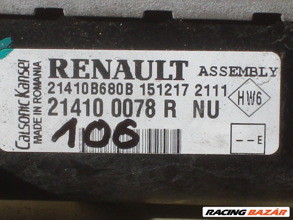 Renault Dacia Sandreo 1.5 DCI gyári vízhűtő 214100078 5. kép