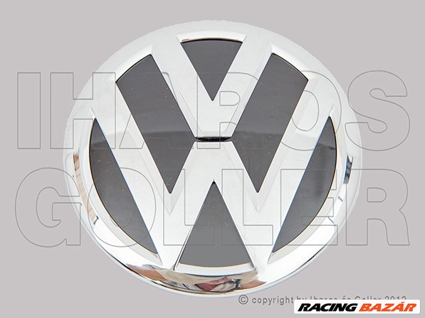 VW Polo 2014-2017 - Embléma VW első (króm/fekete) (OE) 1. kép