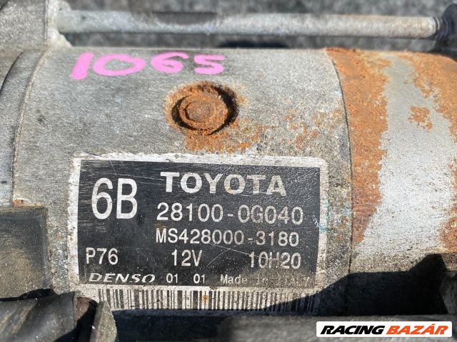 Toyota Auris (E150) Önindító  281000g040 ms4280003180 4. kép