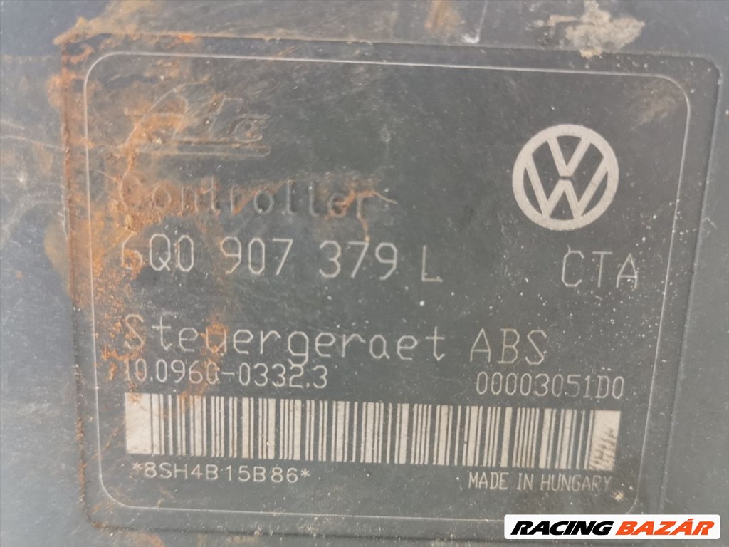 Volkswagen Polo IV (9N_) 1.2 ABS Kocka #458  6q0614117h 2. kép