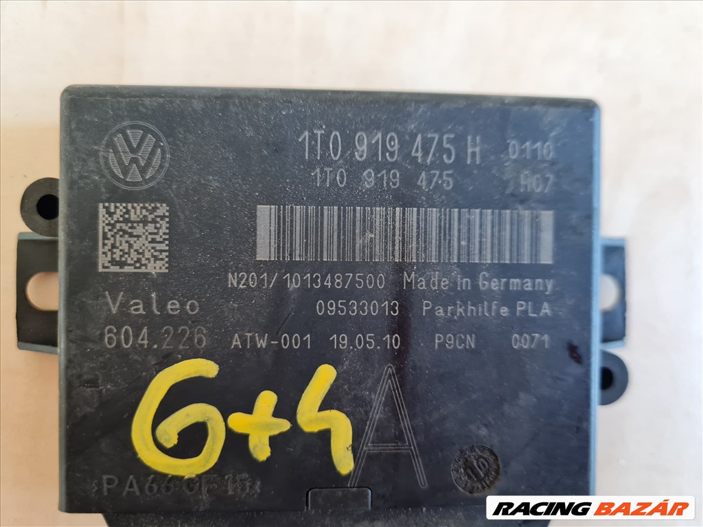 Volkswagen Golf VI pdc / parkradar vezérlő  1t0919475h 2. kép