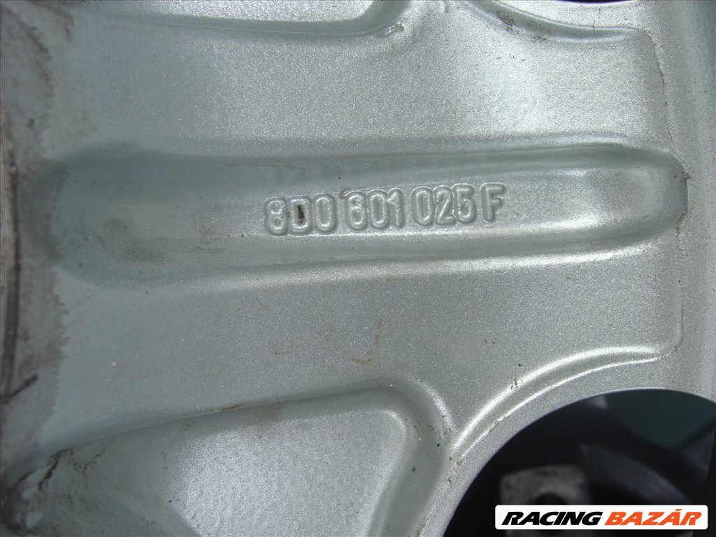  5x112 lyukosztású 15" újszerű (gyári felni) alufelni, rajta 195/60 használt Dunlop nyári gumi gumi  3. kép