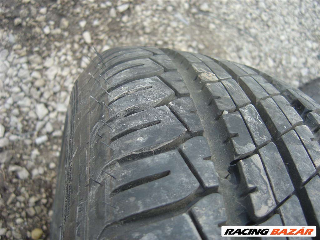  5x112 lyukosztású 15" újszerű (gyári felni) alufelni, rajta 195/60 használt Dunlop nyári gumi gumi  7. kép