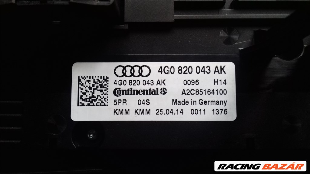 Audi A7 (C7 - 4G) Sportback 3.0 TDI quattro Klimavezérló 4g0820043ak 2. kép