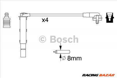 BOSCH 0986357090 Gyújtókábel készlet - FORD