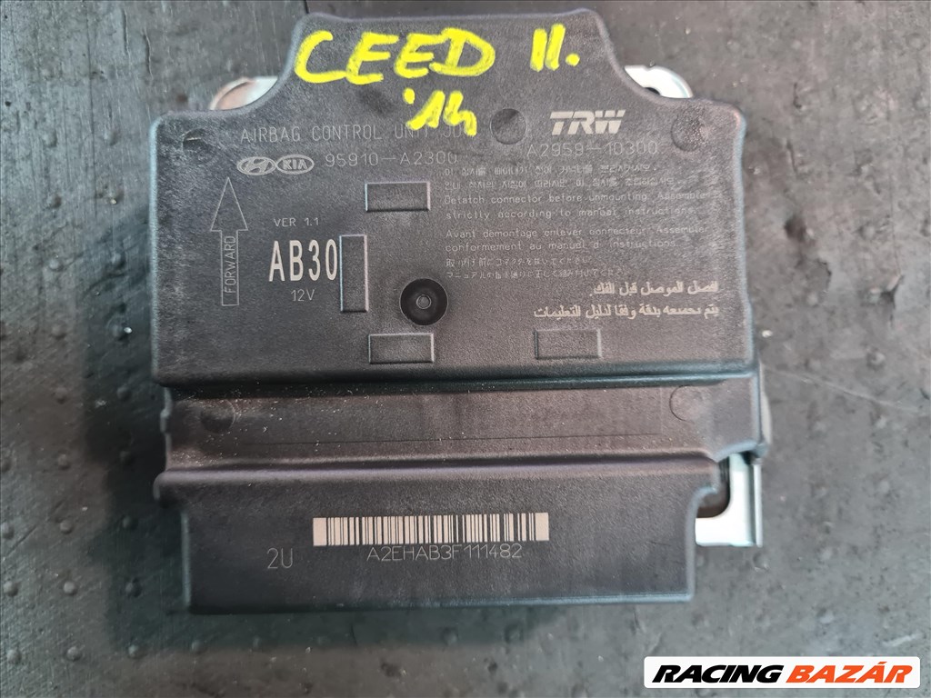 KIA CEED II 2014 Légzsák elektronika 95910-A2300 a295910300 1. kép