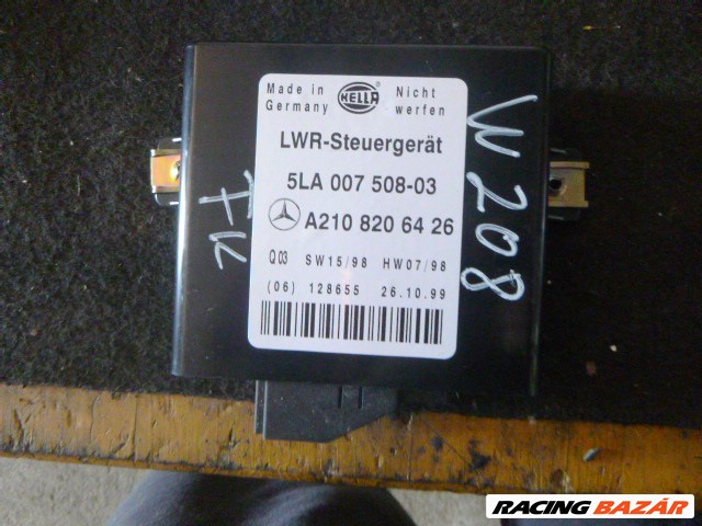 Mercedes CLK 320 W208 xenon fényszóró vezérlőmodul, HELLA  A 210 820 64 26, 5LA 007 508-03 1. kép