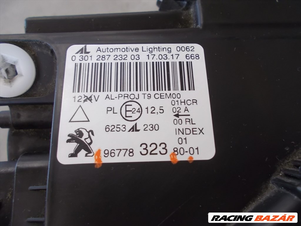 Peugeot 308 jobb első LED fényszóró 2014-2021 9677832380 6. kép