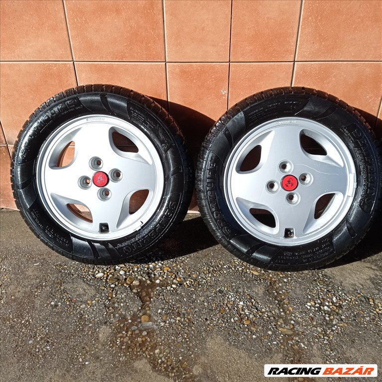 FIAT 14"ALUFELNI 4X98 NYÁRI 185/60R14 GUMIVAL OLCSÒN!!!! 2. kép