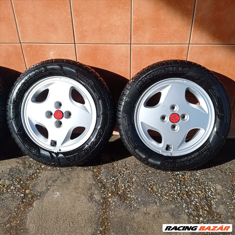 FIAT 14"ALUFELNI 4X98 NYÁRI 185/60R14 GUMIVAL OLCSÒN!!!! 3. kép