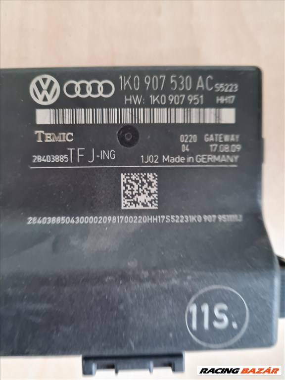 Volkswagen Golf VI gateway 1K0 907 530AC 1k0907530ac 2. kép