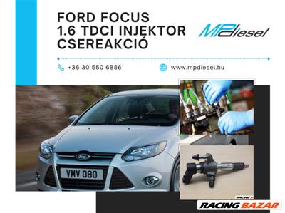 Ford Focus 1.6 TDCI injektor CSEREAKCIÓ - A2C59513556 | 9802448680