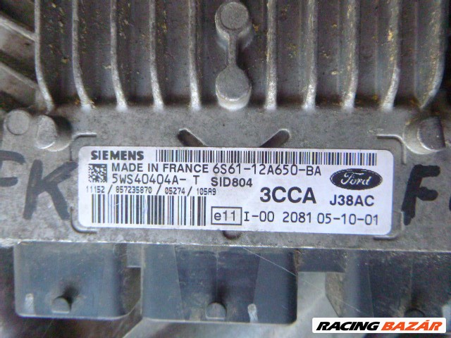 Ford Fusion 2005, 1,4 TDCI motorvezérlő, SID 804,   6S61-12A650-BA 7. kép