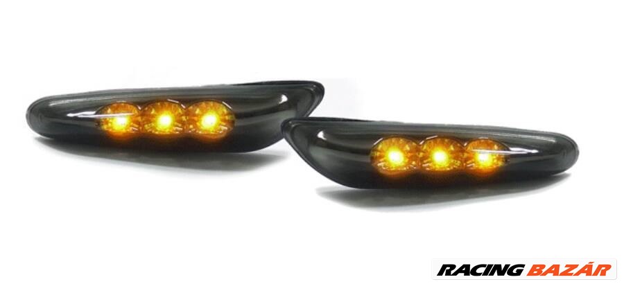BMW fekete burás SMD LED oldalindex szett E46 E60 E61 E81 E82 E83 E84 E87 E88 E90 E91 E92 E93 1. kép