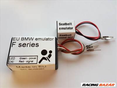 BMW F szériás 4pines ülésfoglaltság érzékelő emulátor + öv emulátor F10 F12 F20 F01 F30 F25 F15 EU kivitelhez