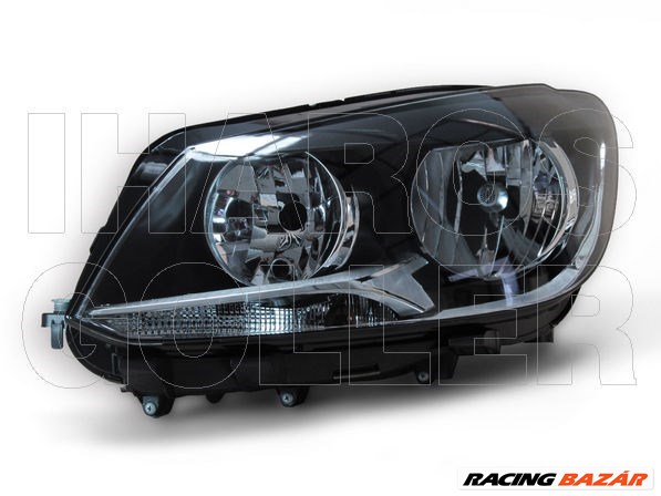 VW Caddy 2010-2015 - Fényszóró H7/H15 bal + napp. fény (motorral) TYC 1. kép