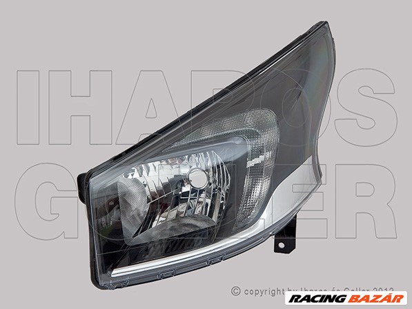 Opel Vivaro B 2014-2019 - Fényszóró H4+LED nappali fény bal (motorral) TYC 1. kép