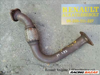 Renault Megane 1.9D rezonátor cső