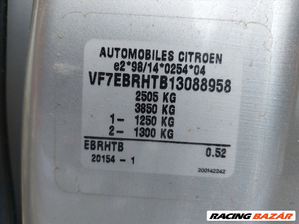 Citroën C8 2.0 HDi jobbos ajtók 2. kép