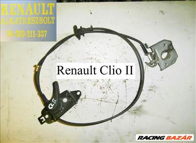 Renault Clio II géptető motorháztető nyitóbowden 