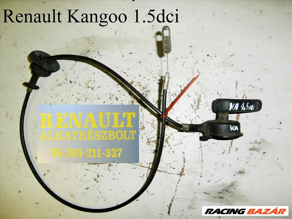 Renault Kangoo 1.5dci gépháztető motorháztető nyitóbowden  1. kép