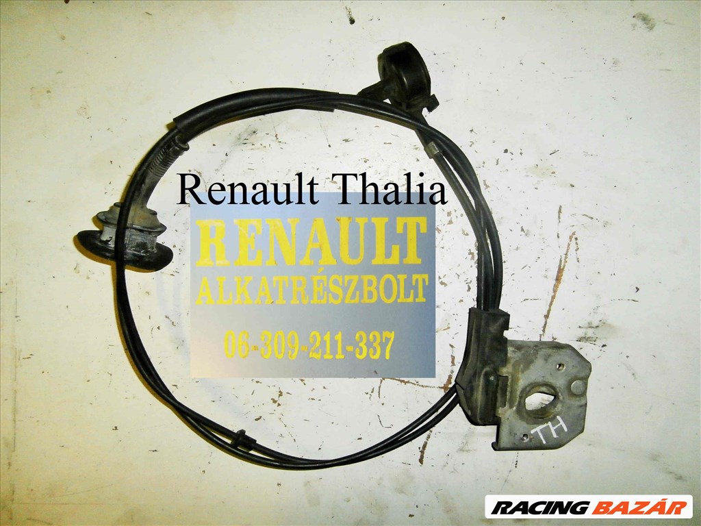 Renault Thalia géptető motorháztető nyitóbowden  1. kép