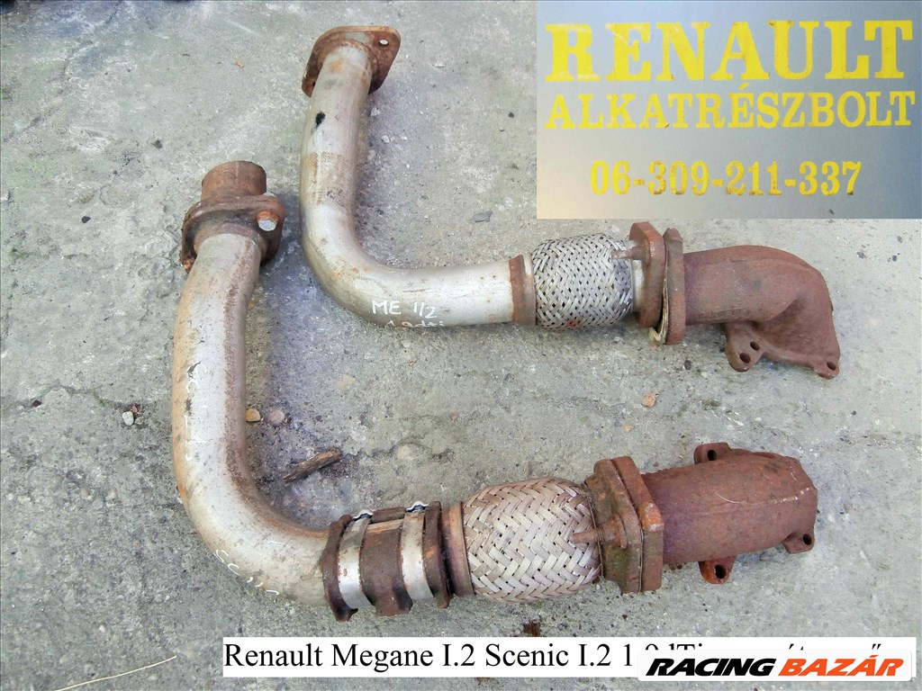 Renault Megane I/2, Scenic I/2 1.9dTi rezonátorcső 1. kép