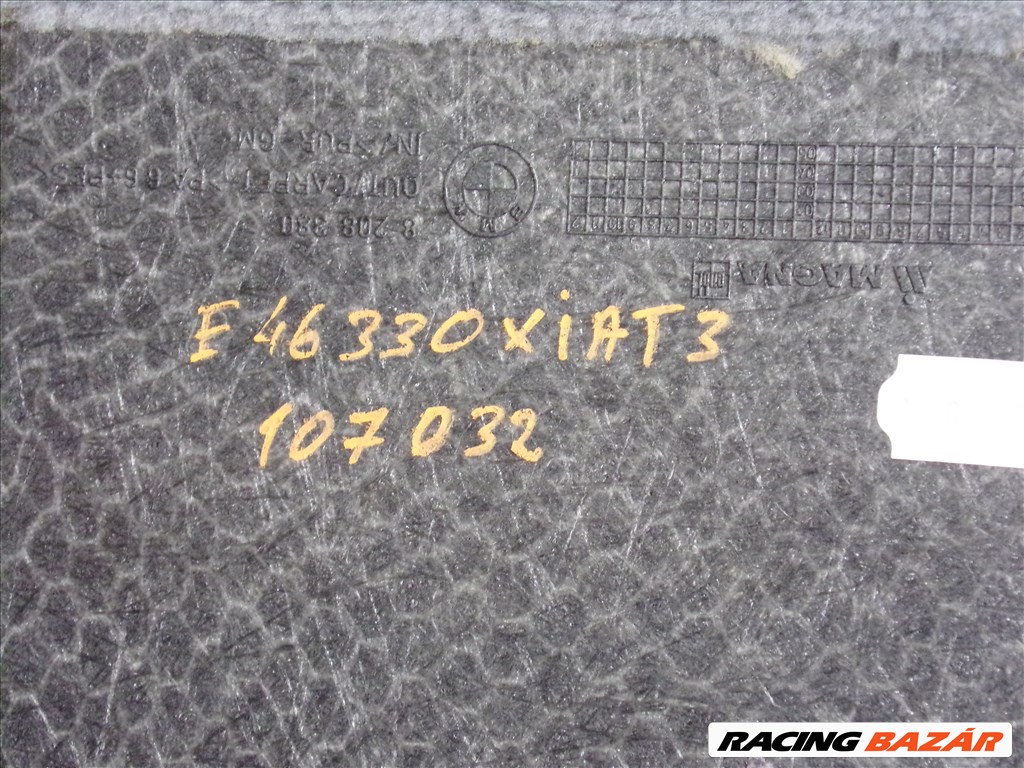 BMW E46 touring kombi szürke csomagtér alsó kárpit borítás szőnyeg (107032)   8208380 2. kép