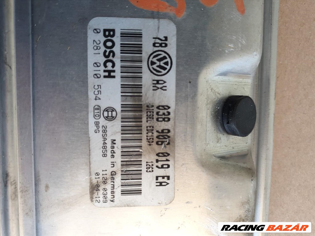 Volkswagen Passat B5 1.9 TDI motorvezérlő  eladó 038906019ea 0281010554 2. kép