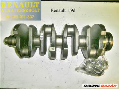 Renault 1.9d főtengely 