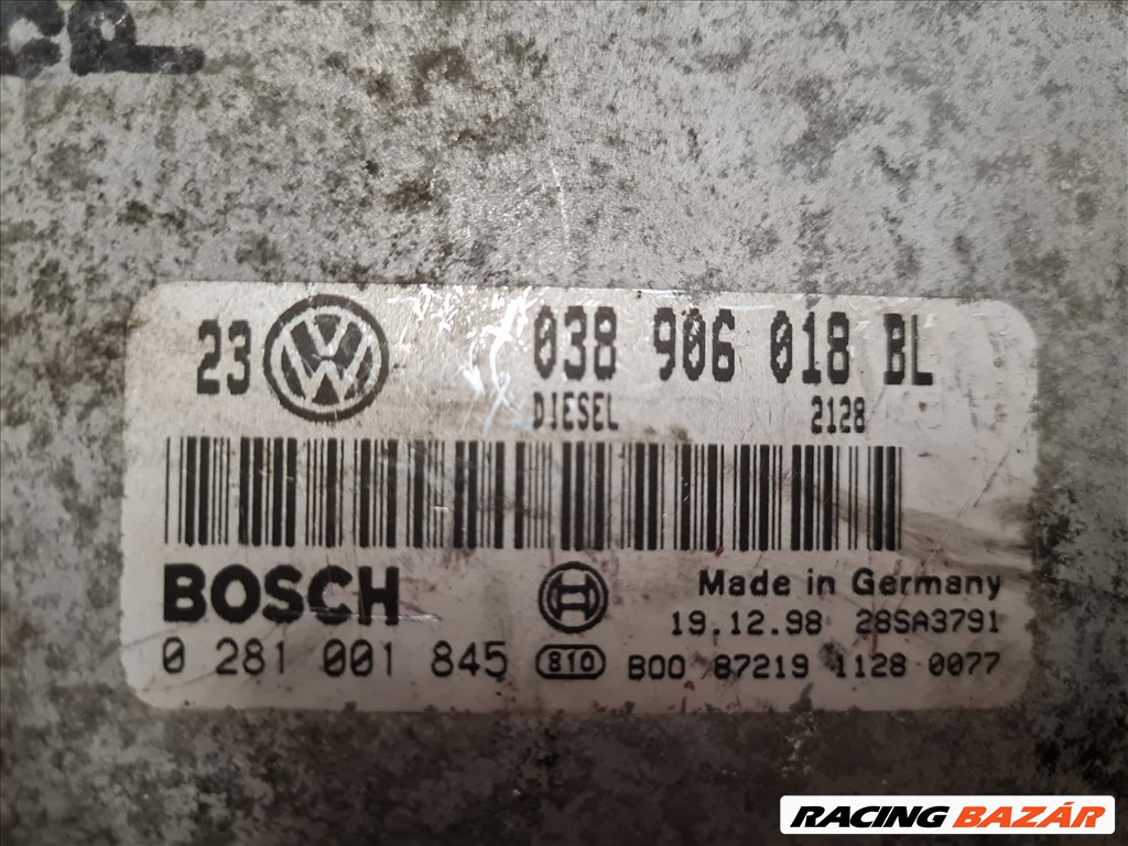 Volkswagen Golf IV, Bora motorvezérlő 038 906 018BL 038906018BL 2. kép