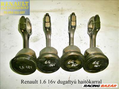 Renault 1.6 16V dugattyú 