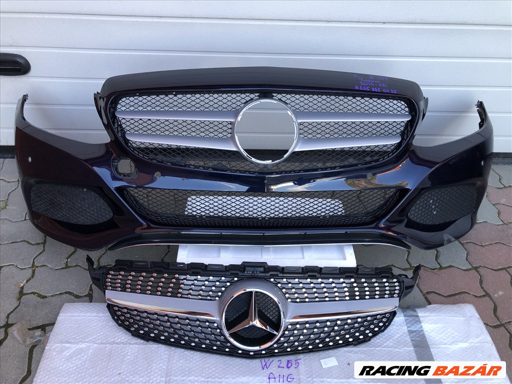  Mercedes Benz C osztály W205 első lökhárító a2058850125 1. kép
