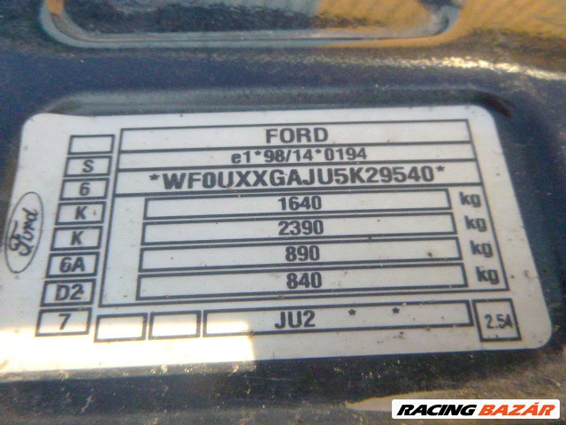 Ford Fusion 2005 fekete tankajtó  2. kép