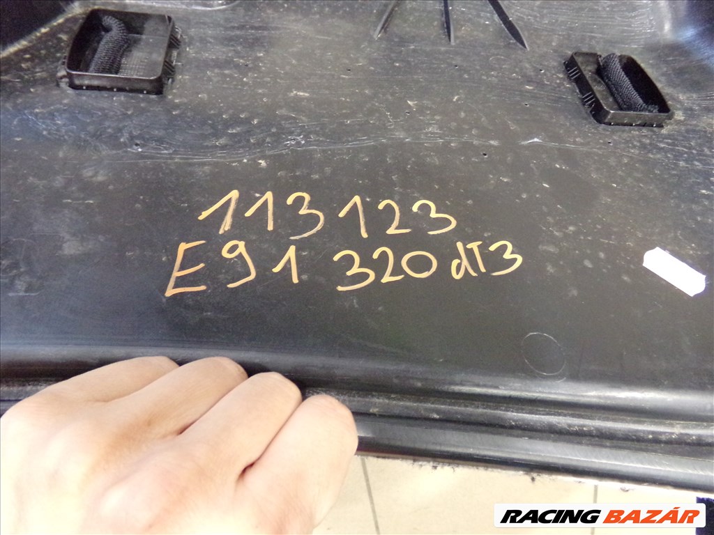 BMW E91 fekete bal hátsó oldalkárpit kárpit takaró eladó (113123) 51477068879 2. kép