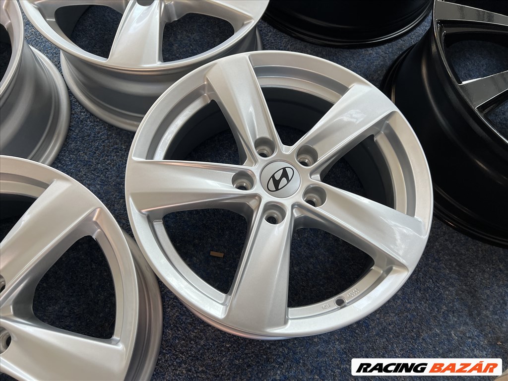 Hyundai 16 -os alufelni felni, 5x114,3, I40 I30 (1666) 5. kép