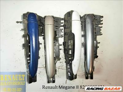 Renault Megane II 8200028463 bal külső ajtó kilincs 
