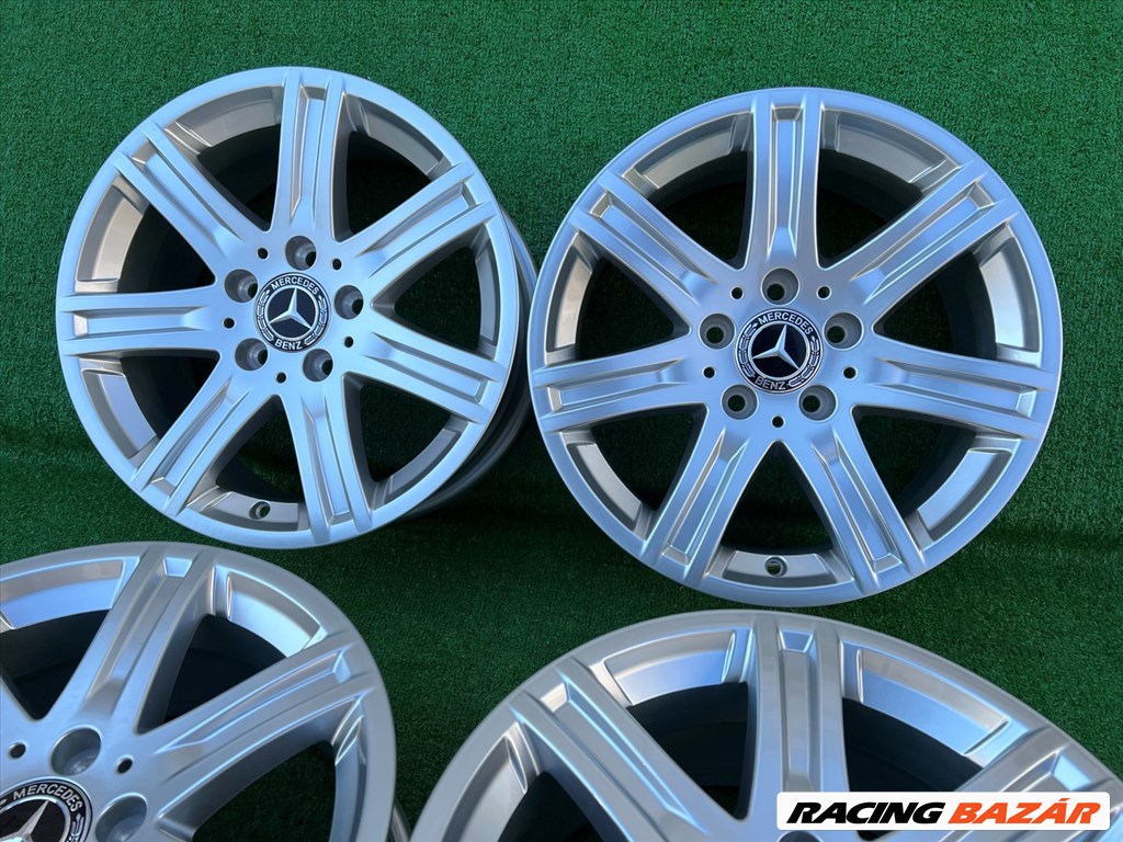 R16 5x112 Original Mercedes 7concave Spoke - 7J ET38 - A212 401 1702 / 7x16 gyári új felnik 4. kép