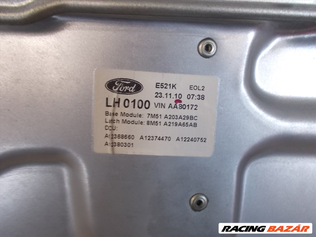 Ford Focus bal első elektromos ablakemelő szerkezet 2005-2011 4M51-A045H17-A 3. kép