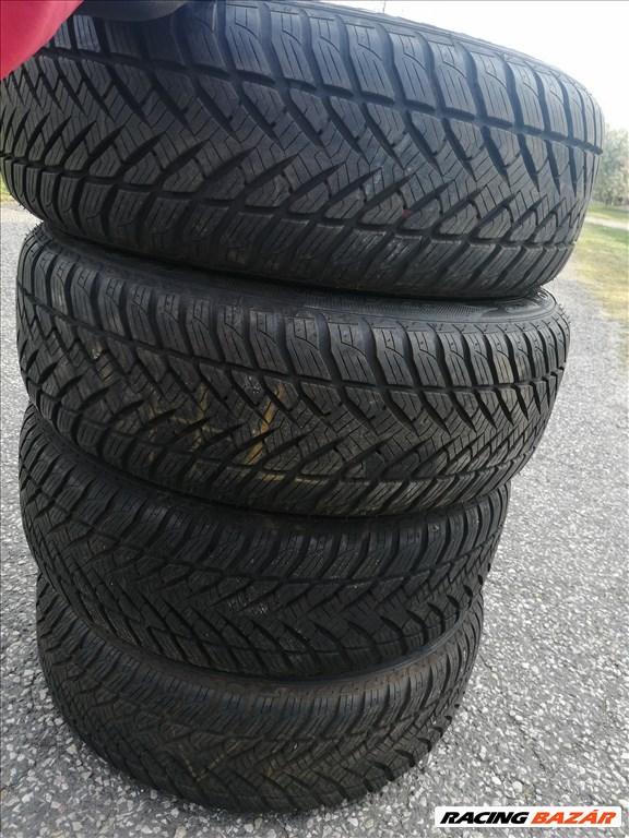  BMW E86, E90 stb gyári 5x120 újszerű lemezfelni, 185/60 R16 Goodyear téli gumival eladó! 9. kép