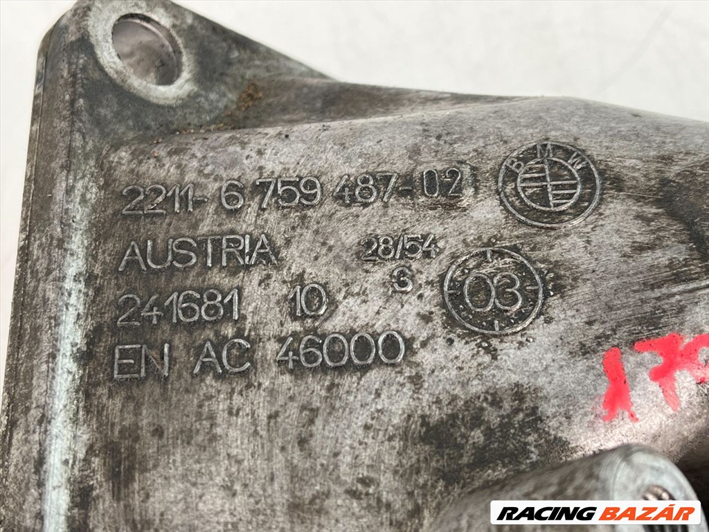 BMW 318 E46 Motor Tartó Bak Bal #1708 6759487 n42b20a-n46b20a 3. kép