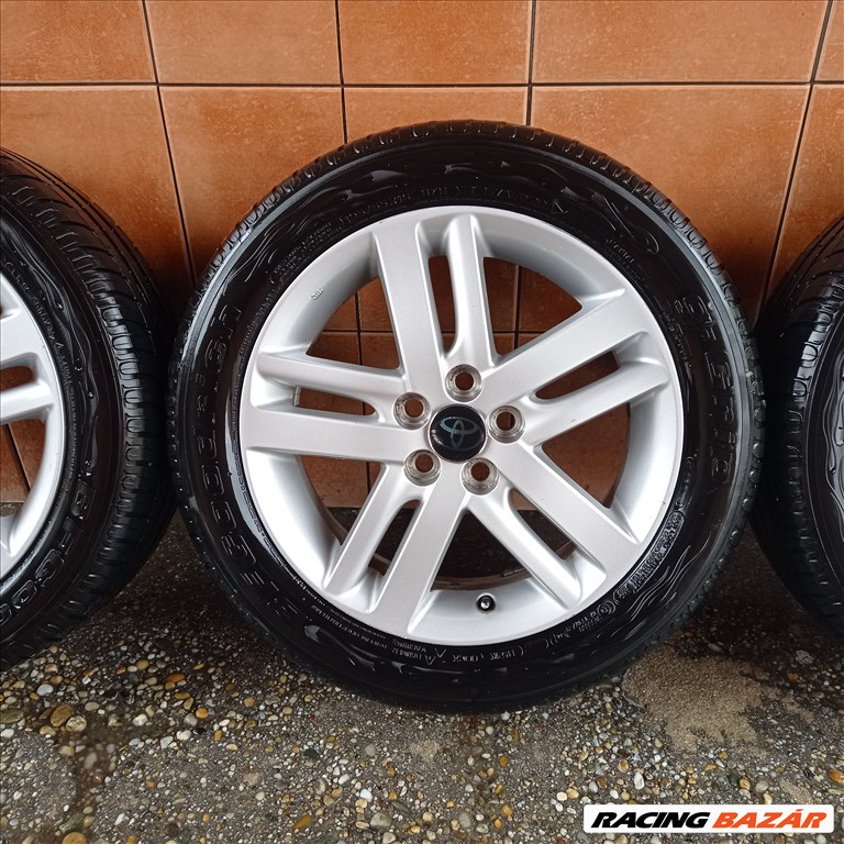 TOYOTA PRIUS 16" ALUFELNI 5X100 NYÁRI 195/55R16 GUMIVAL OLCSÒN! 4. kép