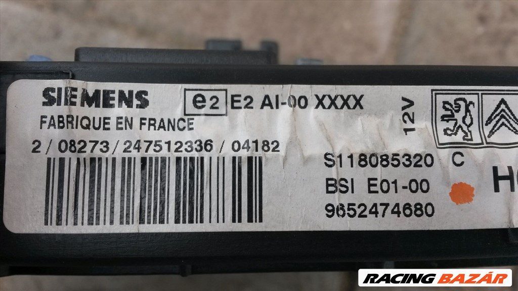 Citroen, Peugeot 1.6 HDI motorvezérlő BSI szett! 0281011392, 9651060180 3. kép